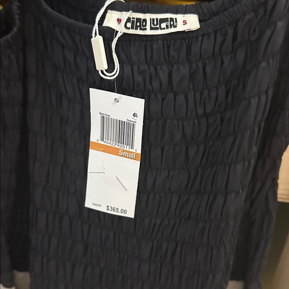 CIAO LUCIA OATMEAL COTTON LINEN MIDI DRESS NWT MSRP$365 Size Small - Picture 5 of 7